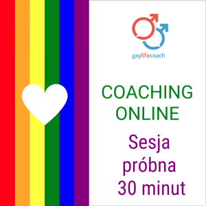 Flaga LGBTQ+ coaching online sesja próbna