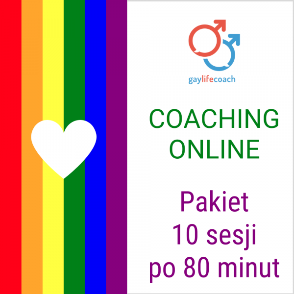 Kolory LGBTQ+ coaching online dla gejów