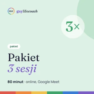 Pakiet 3 sesji, 80 minut – coaching online dla gejów