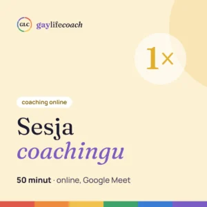 Sesja coachingu, 50 minut – coaching online dla gejów